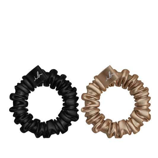 Invisibobble Sprunchie Slim True Golden, accessoires pour cheveux – lot de 2, élastiques confortables et élégants pour cheveux longs