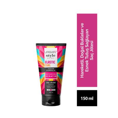 URBAN Care Style Guide Gel Coiffant Elastic Curl - 150 ml, Boucles Naturelles, Fixation Souple, Définition des Boucles
