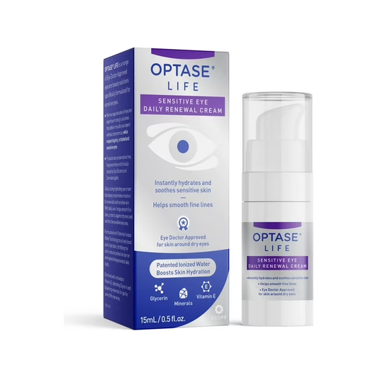 Optase Life Sensitive Eye Daily Renewal Cream 15ml Eye Cream Pasteur Pharmacy