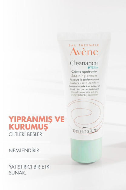 Avene Cleanance Hydra Crema 40ml - Crema hidratante calmante para pieles grasas sensibles