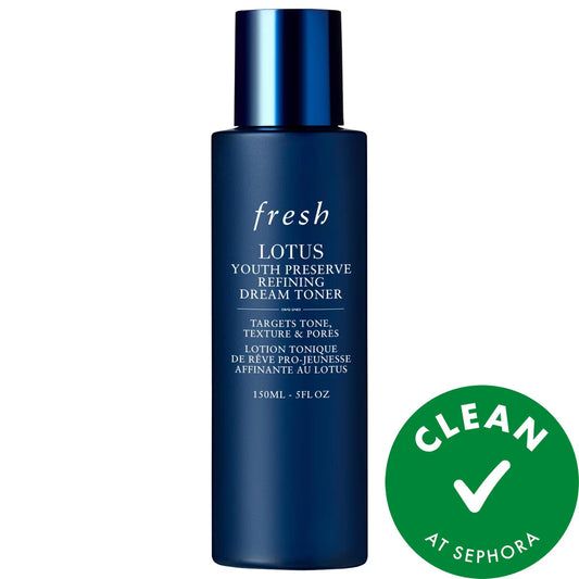 Tónico exfoliante facial Lotus Youth Preserve - Solución para manchas oscuras y tono de piel desigual para piel normal, seca, mixta y grasa