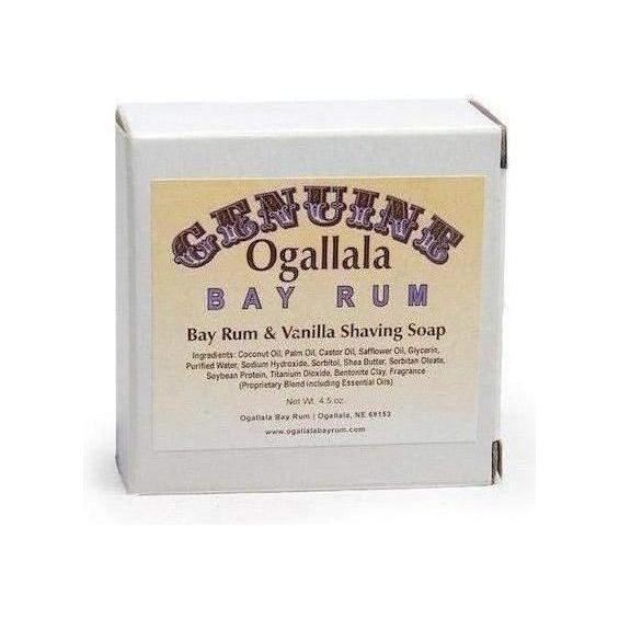 Ogallala Bay Rum & Vanilla Shaving Soap 4.5 Oz Shaving Soap Pasteur Pharmacy
