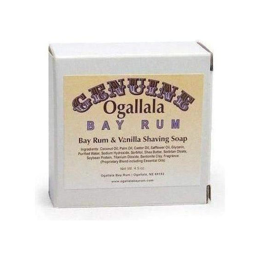 Ogallala Bay Rum & Vanilla Shaving Soap 4.5 Oz Shaving Soap Pasteur Pharmacy