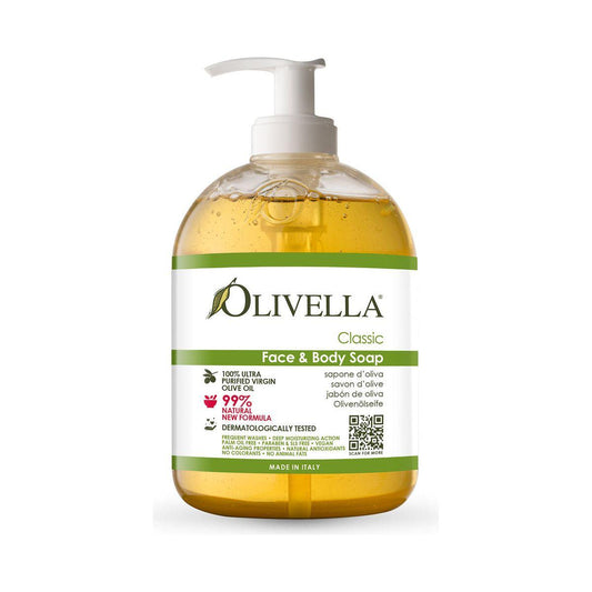 Olivella Pure Tea True Olive Oil Face & Body Soap 16.9 oz Face & Body Soap Pasteur Pharmacy