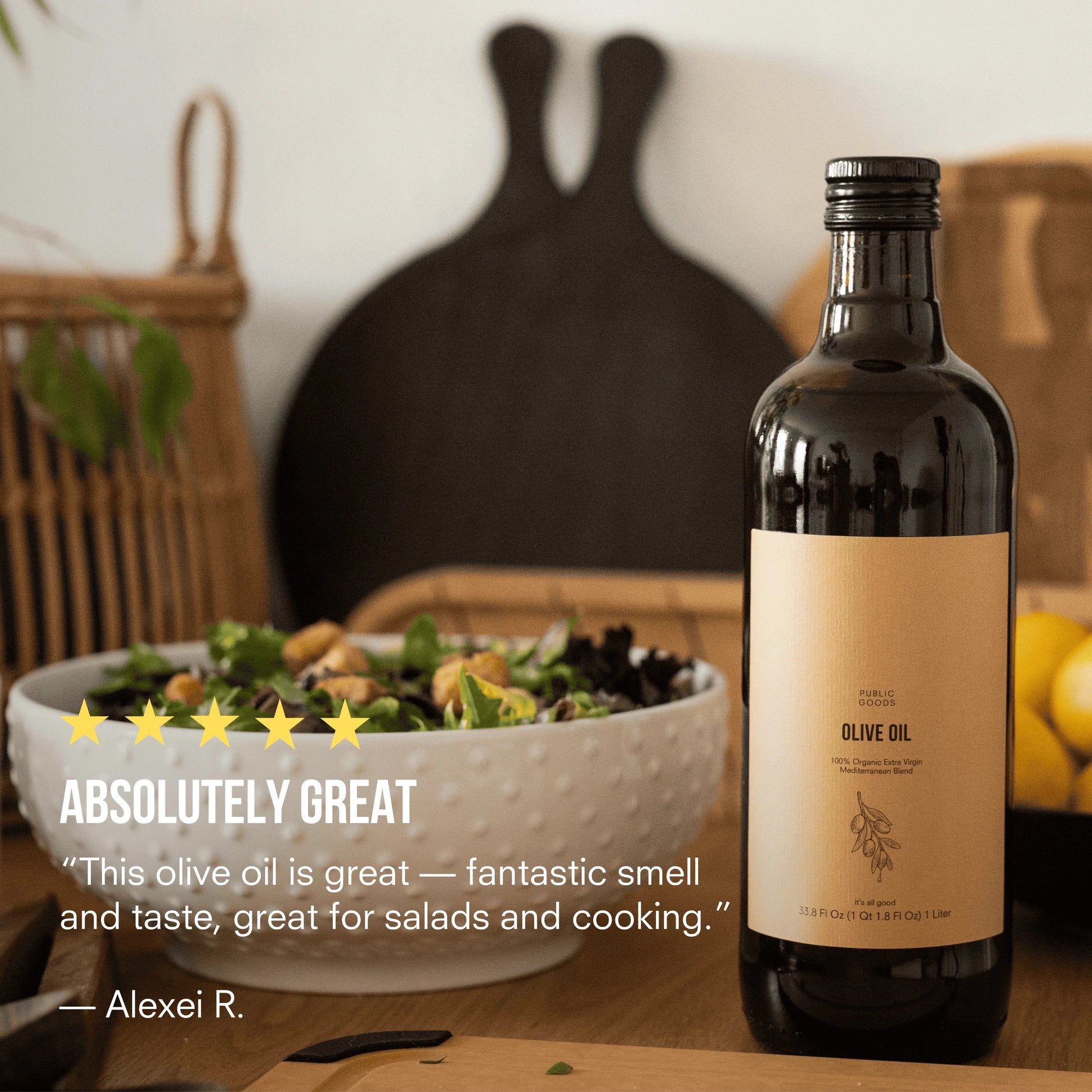 Organic Extra Virgin Olive Oil Public Goods