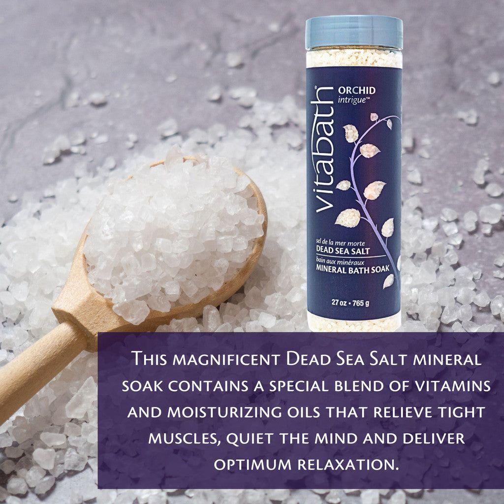 Vitabath Orchid Intrigue Dead Sea Salt 27 oz Dead Sea Salt Pasteur Pharmacy
