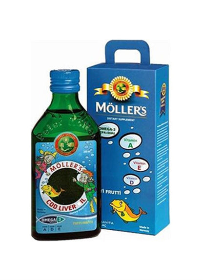 Aceite de pescado Omega 3 Möller's - Sabor Tutti Frutti | 250ml