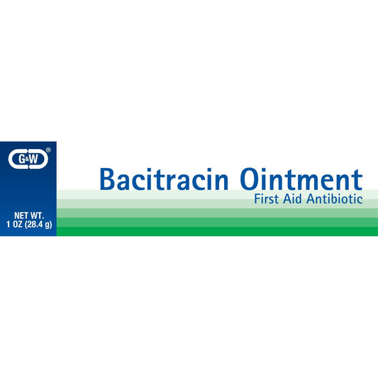 Bacitracin First Aid Antibiotic Ointment - 500 units/gm, 1 oz (28.4g) Tube First Aid Pasteur Pharmacy