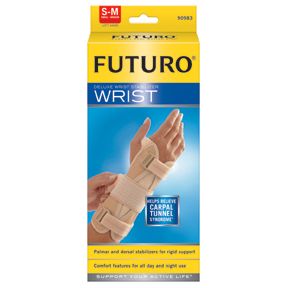 FUTURO Deluxe Wrist Stabilizer, Left Hand, Size Small/Medium, Maximum Support Camera Stabilizers & Supports Pasteur Pharmacy