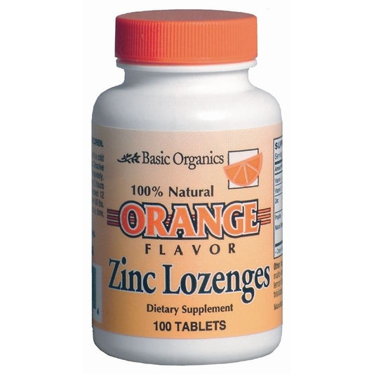 Basic Organics Brands Zinc Lozenges, 100 Ct Vitamins & Supplements Pasteur Pharmacy