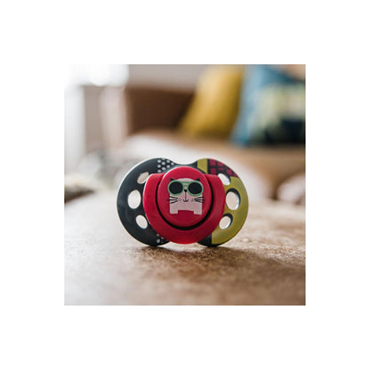Sucette orthodontique Tommee Tippee pour bébé 18-36 mois - Lot de 2, sans BPA, silicone ultra-souple