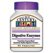 21st Century Digestive Enzymes, 60 Capsules Vitamins & Supplements Pasteur Pharmacy