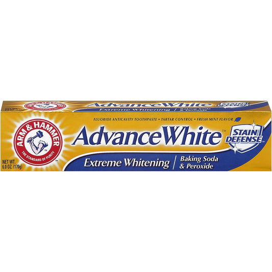 Arm & Hammer Advance White Extreme Whitening Toothpaste, 6.3 oz Tube Toothpaste Pasteur Pharmacy