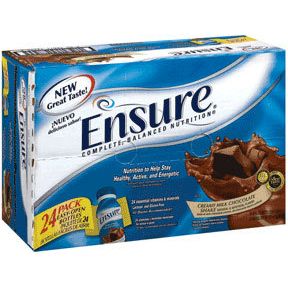 Ensure Original Nutrition Shake - Milk Chocolate, 8 fl oz Bottles, 24 Count Institutional Packaging Fitness & Nutrition Pasteur Pharmacy