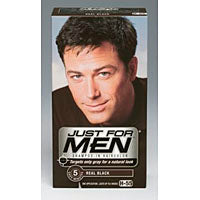Just for Men Shampoo-In Haircolor, Real Black H-55 / 2 Oz Hair Color Pasteur Pharmacy