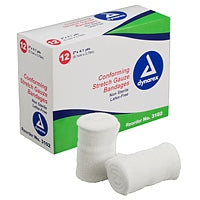 Conforming Gauze Roll 2" x 4.1 yds with Absorbent Pads First Aid Pasteur Pharmacy