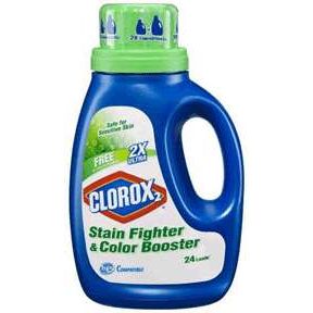 Clorox 2 for Sensitive Skin – Free & Clear Stain Remover & Color Booster, 33 fl oz (Pack of 6) Laundry Supplies Pasteur Pharmacy