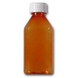 3oz Amber Plastic Bottles with 200ct Caps Science & Laboratory Pasteur Pharmacy