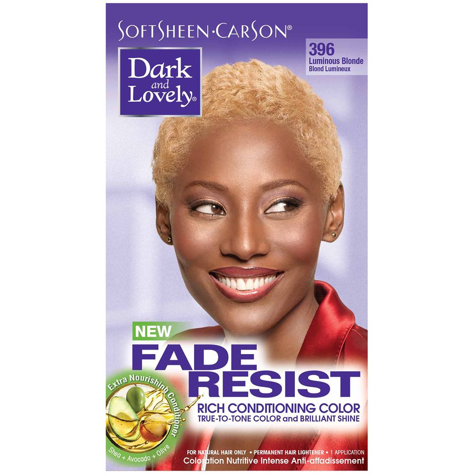 Dark and Lovely SoftSheen-Carson Fade Resist Rich Conditioning Hair Color, Luminous Blonde, 1 Kit Hair Color Pasteur Pharmacy