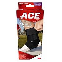 Ace Brand Deluxe Ankle Stabilizer, Adjustable, Black Supports & Braces Pasteur Pharmacy