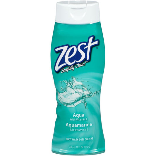 Zest Aqua With Vitamin E Refreshing Body Wash, 18 Fl Oz Body Wash Pasteur Pharmacy