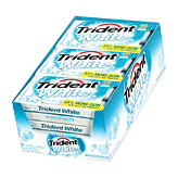 Trident White Sugar Free Gum – Wintergreen Flavor – 9 Packs of 16 Pieces (144 Total Pieces) Candy & Chocolate Pasteur Pharmacy