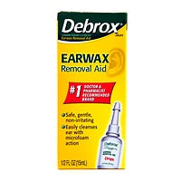 Debrox Earwax Removal Drops, 0.5 fl oz – Safe & Gentle Earwax Removal Aid Ear Care Pasteur Pharmacy
