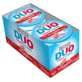 Ice Breakers Duo Strawberry Sugar-Free Mints, 1.3 oz Tins, 8 Count Box Candy & Chocolate Pasteur Pharmacy