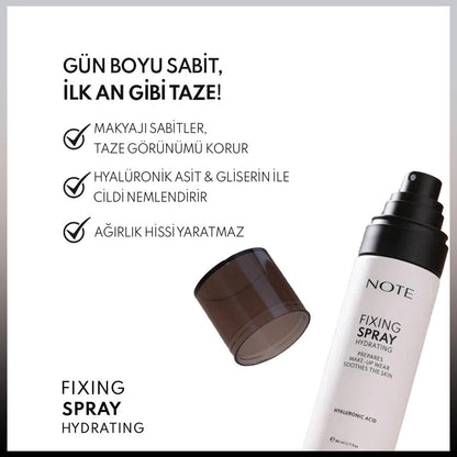 Brume fixatrice de maquillage hydratante Note 50 ml
