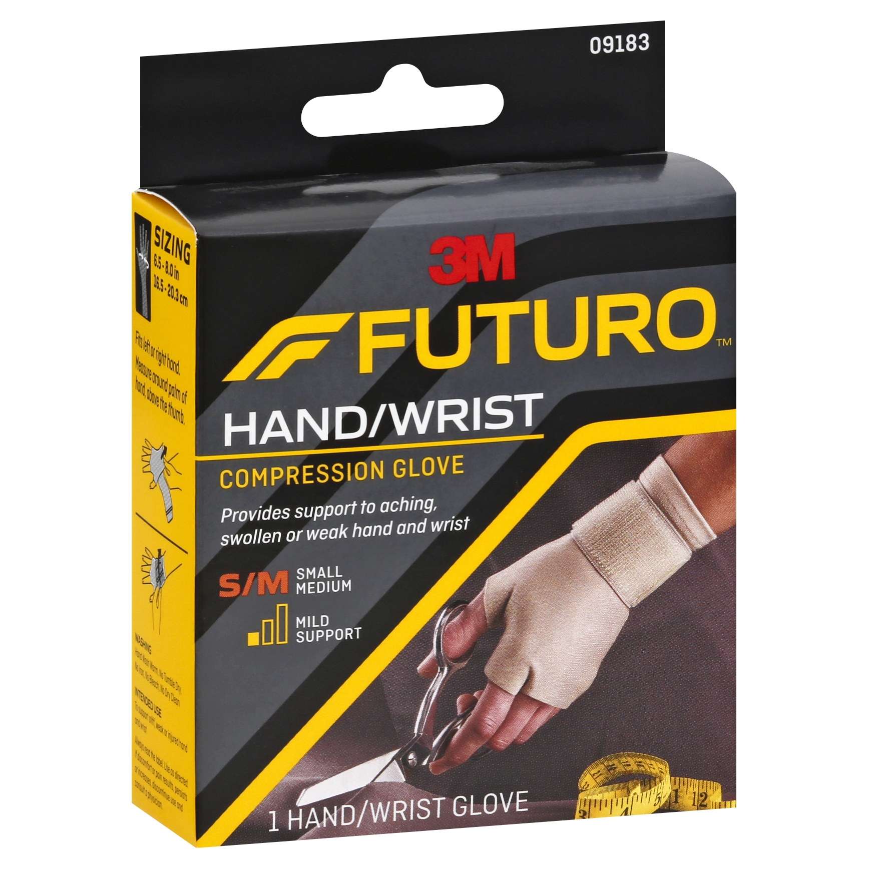 FUTURO Compression Glove for Arthritis and Repetitive Task Relief, S/M Supports & Braces Pasteur Pharmacy