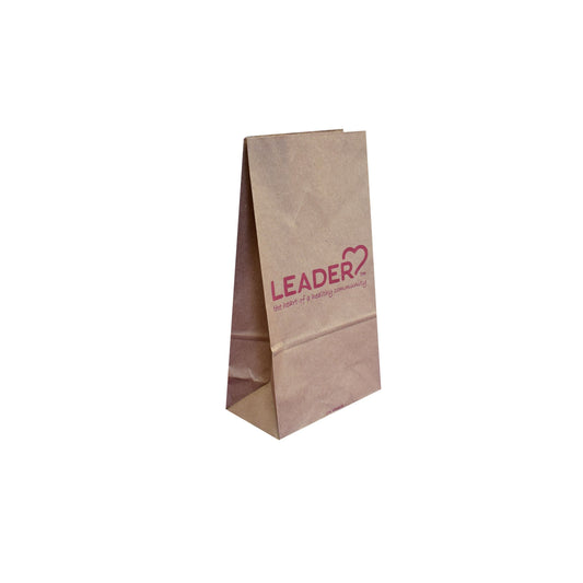 Leader paper flat bottom bag 12 lbs 7 x 4.25 x 13.5 in. 1,000 ct , bags paper flat Pasteur Pharmacy