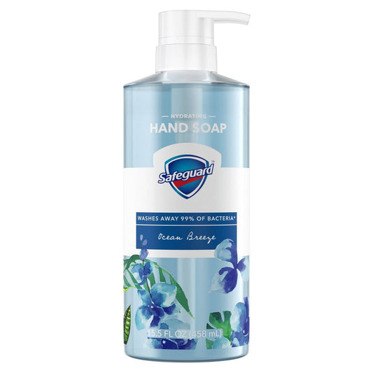Safeguard Liquid Hand Soap Ocean Breeze - 15.5 Fl Oz Liquid Hand Soap Pasteur Pharmacy