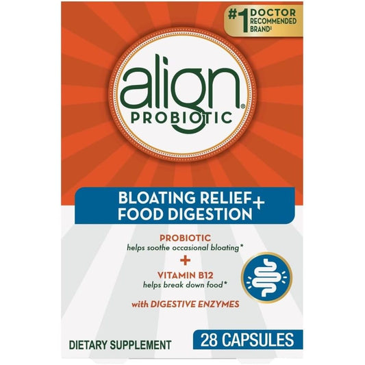 Align Probiotic Bloating Relief + Food Digestion - 28 Capsules Vitamins & Supplements Pasteur Pharmacy
