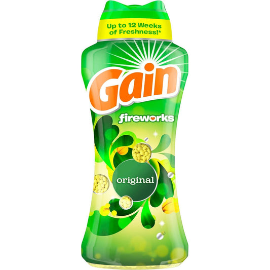 Gain Fireworks In-Wash Scent Booster Beads, Original, 9.1 Oz Fabric Softeners & Dryer Sheets Pasteur Pharmacy