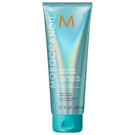 Mascarilla de brillo intenso Moroccanoil: acondicionamiento profundo, protección del color y realce del brillo radiante del cabello - sin sulfatos ni parabenos
