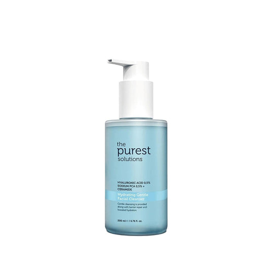 The Purest Solutions Gel Limpiador Facial de Ácido Hialurónico - Hidratante y Suave para Piel Seca/Mixta, 6.76 fl oz