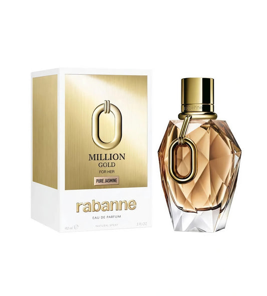 Rabanne Million Gold for Her Pure Jasmine Eau de Parfum — 3 oz