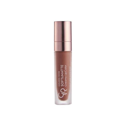 Golden Rose Matte Lip Color - Lápiz labial hidratante, suave, cremoso y de larga duración para quienes buscan comodidad y sofisticación