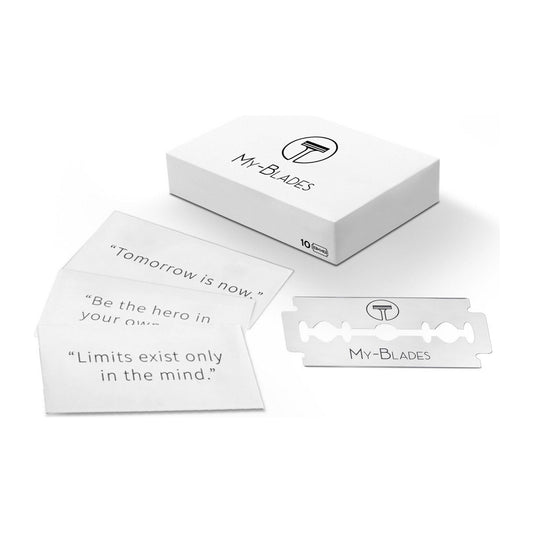 My-Blades Platinum Double Edge Razor Blades 10 ct Razor Blades Pasteur Pharmacy