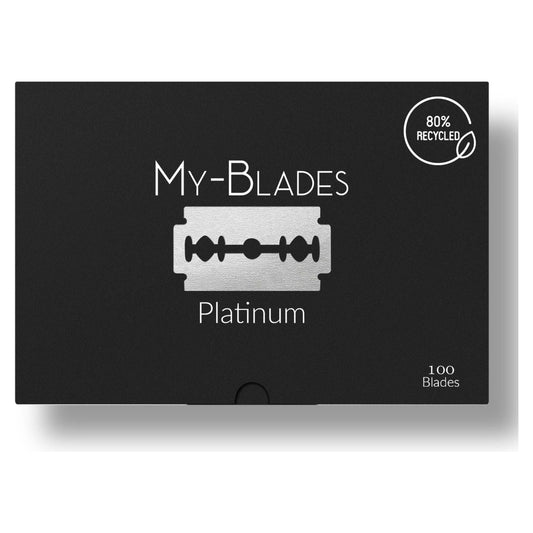 My-Blades Platinum Double Edge Razor Blades 100 ct Razor Blades Pasteur Pharmacy