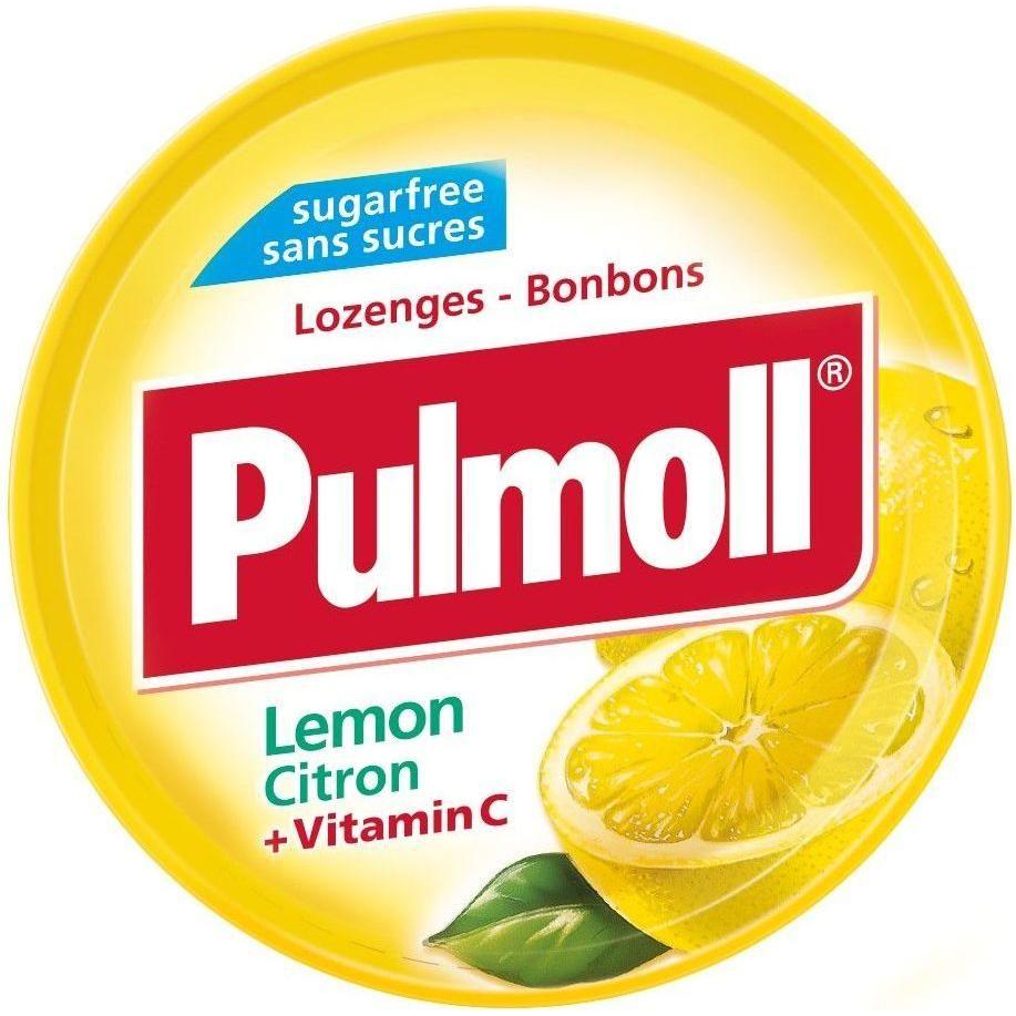Pulmoll Lemon + Vitamin C Sugar Free 45g Vitamin C Supplement Pasteur Pharmacy