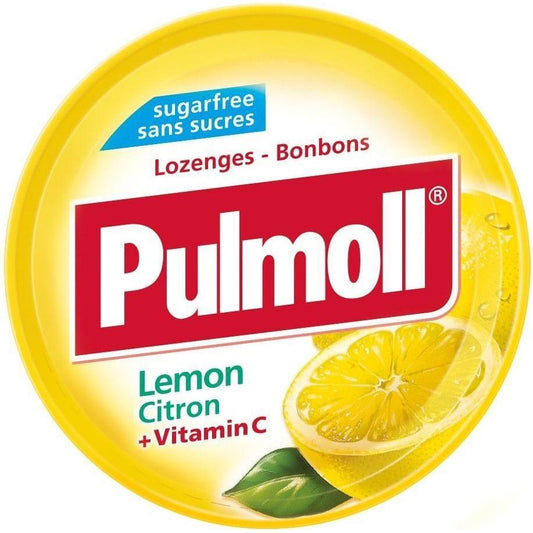 Pulmoll Lemon + Vitamin C Sugar Free 45g Vitamin C Supplement Pasteur Pharmacy