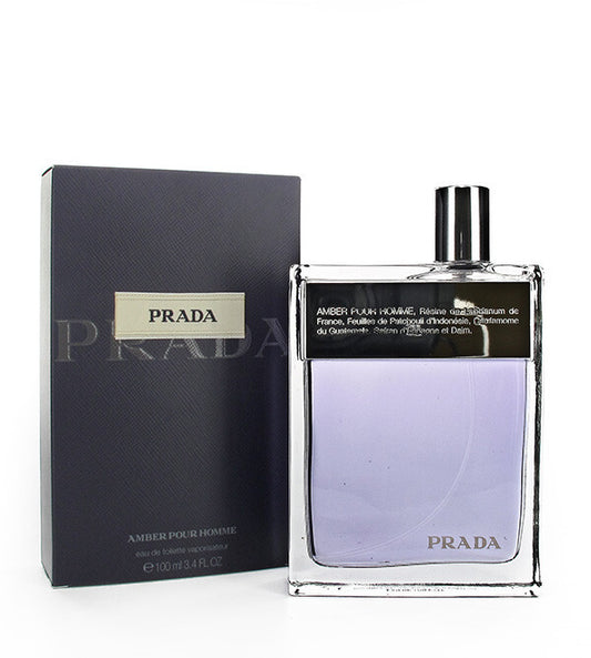 Prada amber 3.4 eau de toilette spray for men