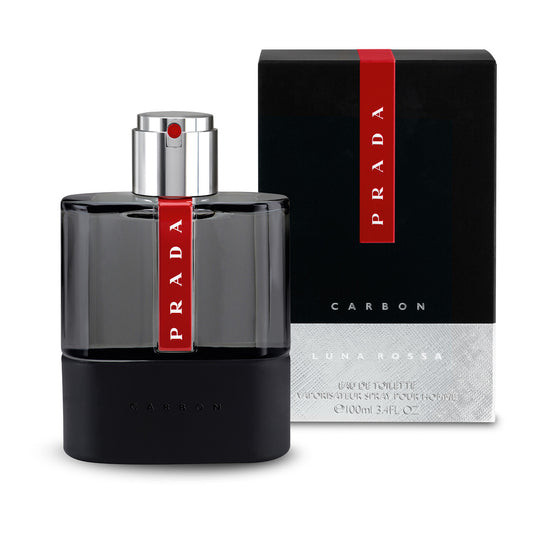 Prada luna rossa carbon 3.4 eau de toilette spray for men