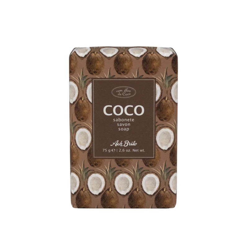 Ach Brito Coco Fruit Soaps 2.6oz Bar Soap Pasteur Pharmacy