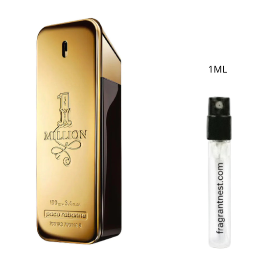 Paco Rabanne 1 Million Eau De Toilette Travel Spray | Sample Fragrant Nest 1mL Sample (15 Sprays)