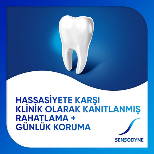 Dentifrice désensibilisant Sensodyne pour la réparation des dents sensibles - 75 ml, technologie NovaMin, bienfaits blanchissants