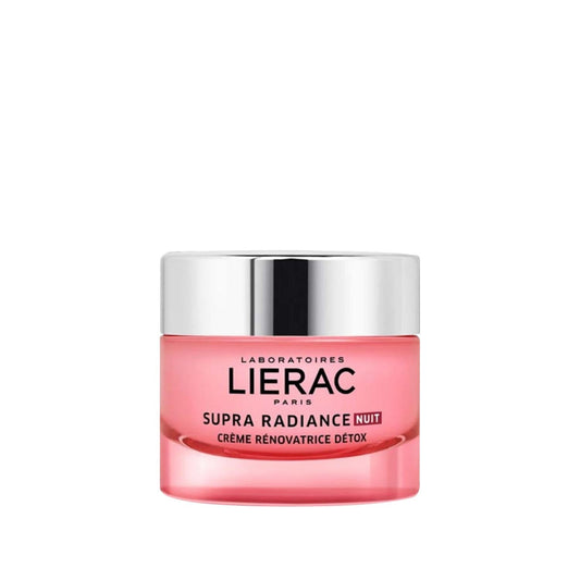 Crema de noche Lierac Supra Radiance - Tratamiento antiedad para una piel radiante, 50 ml