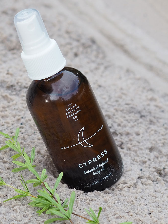 Smoke Perfume New Moon Cypress Body Oil Smoke Perfume