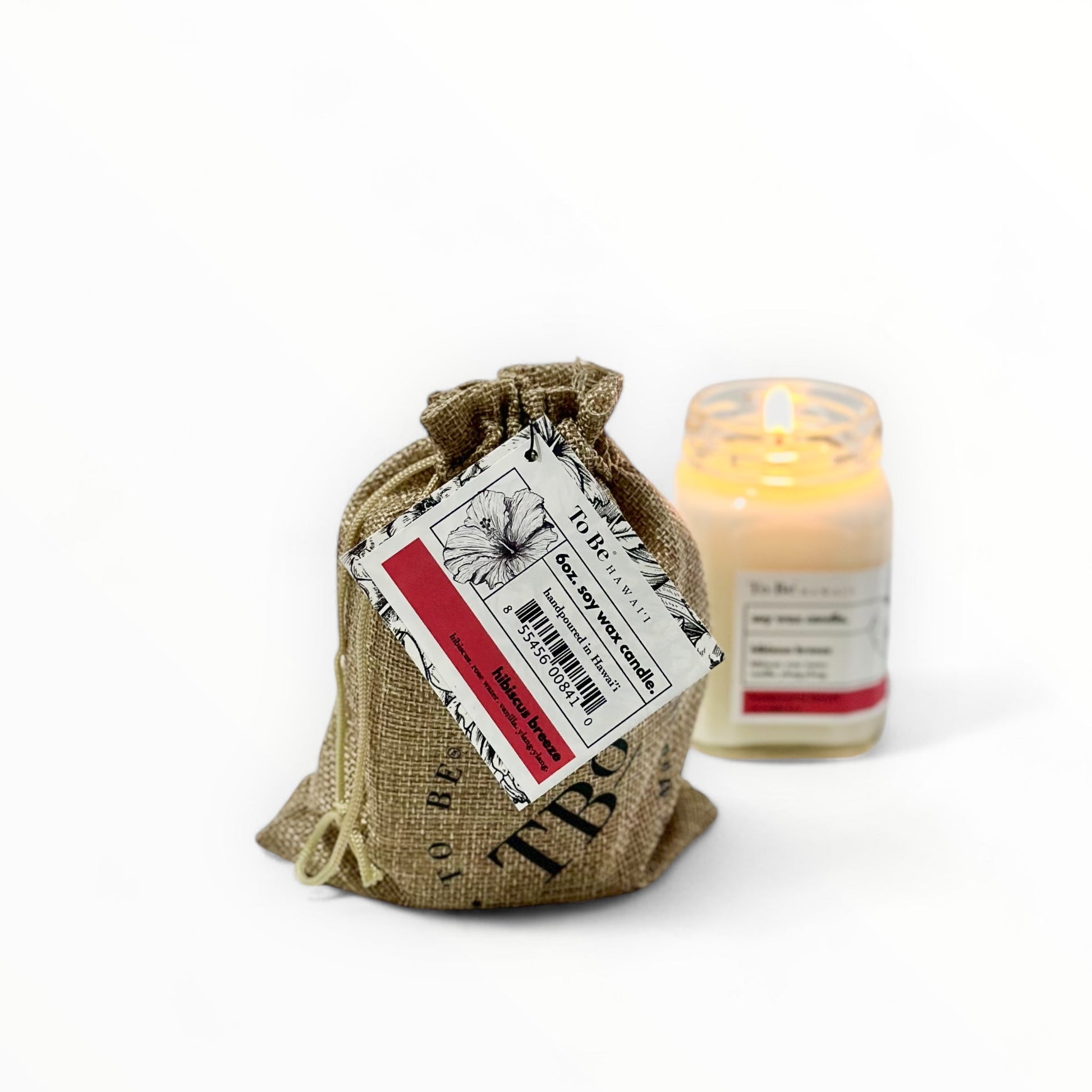 To Be Hawai'i Hibiscus Breeze Soy Wax Candle Handmade Soy Candle To Be Hawai'i